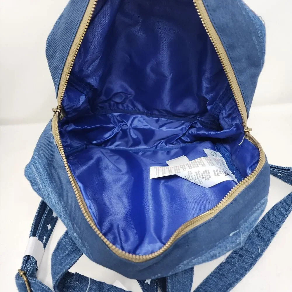 Disney Marvel America Chavez Denim Mini Backpack Multiverse Of Madness Pride Zip